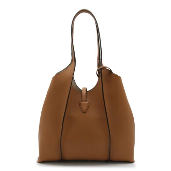 26SS 토즈 T 타임리스 스몰 쇼핑백 XBWTSBA0200Q8ES410 Brown - TODS