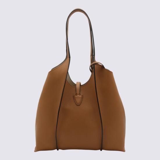 26SS 토즈 T 타임리스 스몰 쇼핑백 XBWTSBA0200Q8ES410 Brown - TODS