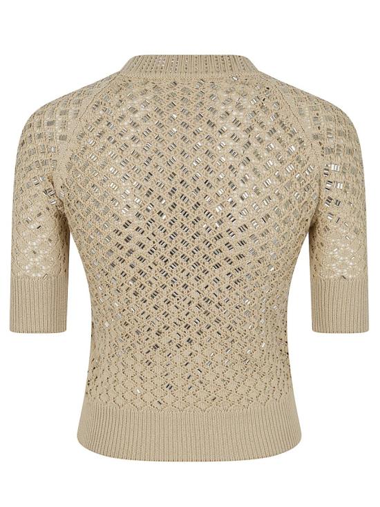 26SS 에르마노 설비노 스웨터 D485L317 CTYLE Neutrals - ERMANNO SCERVINO