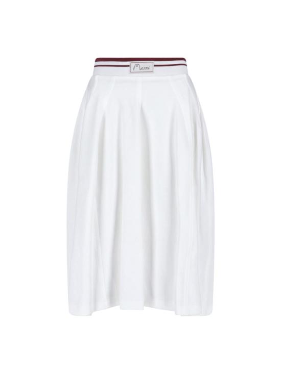 26SS 마르니 미디 스커트 GOJE0804LX UTC61300W01 White