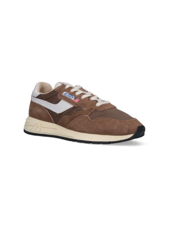 26SS 오트리 릴윈드 로우 나일론 스웨이드 스니커즈 WWLMNC39 Brown - AUTRY