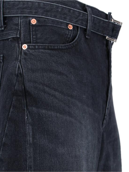 26SS 사카이 데님 팬츠 26 03930M 001 Black - SACAI