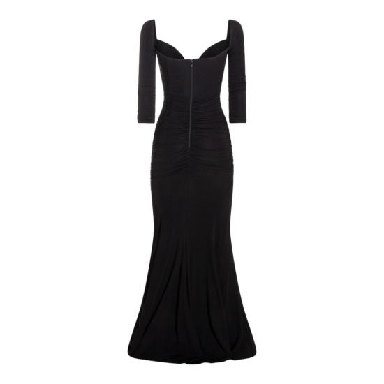 26SS 엘리자베타프랜치 롱 원피스 ABR1061E2110 Black - ELISABETTA FRANCHI