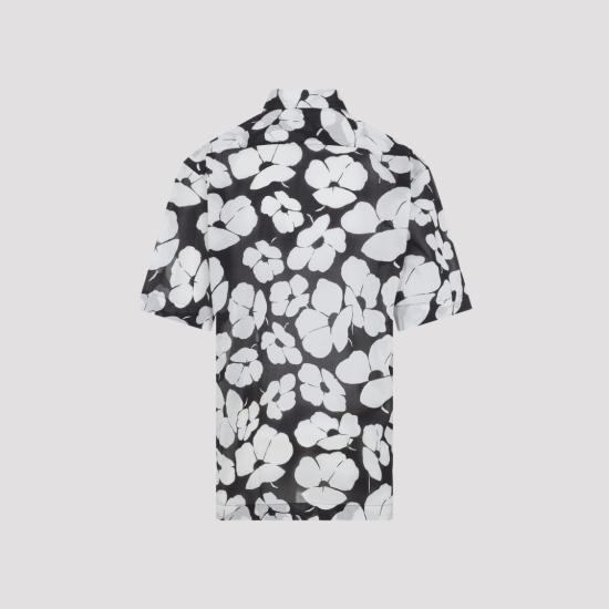 26SS 드리스 반 노튼 반팔 셔츠 2610207003069 White - DRIES VAN NOTEN