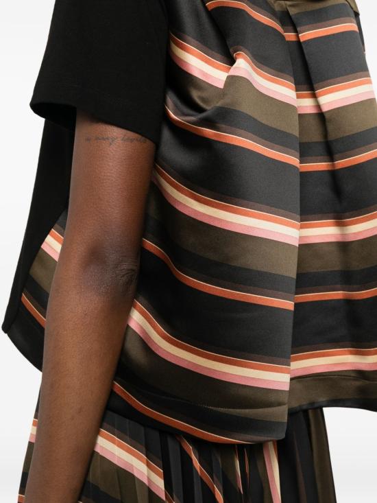 26SS 사카이 반팔 티셔츠 26 08378 727 Kaki - SACAI