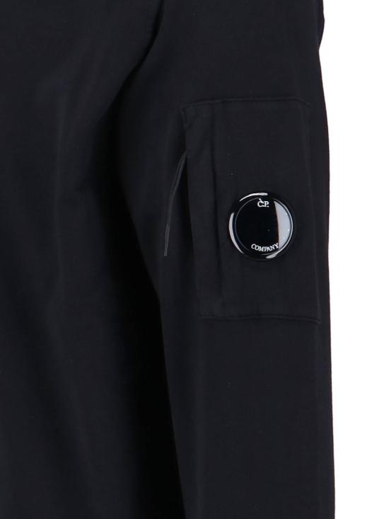 26SS 씨피 컴퍼니 라이트 플리스 크루넥 렌즈 스웨트셔츠 RCCMSS711A002246G999 Black - C.P. COMPANY