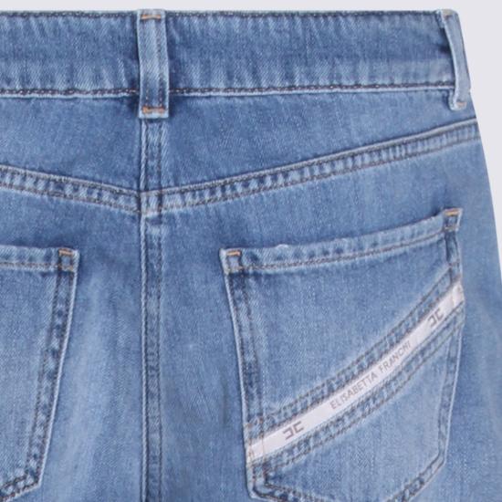 26SS 엘리자베타프랜치 데님 팬츠 PJ21I61E2192 Blue - ELISABETTA FRANCHI