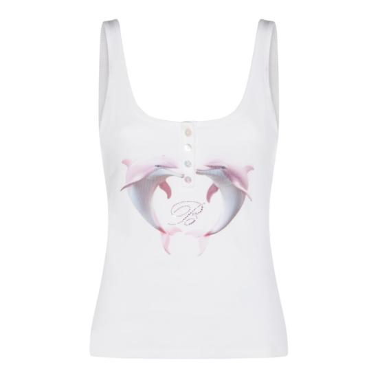 26SS 블루마린 탑 P622T121AN0103 White