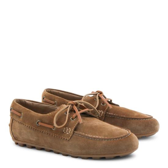 26SS 호간 플랫 슈즈 HXW6930GA90BTMS600 Brown - HOGAN