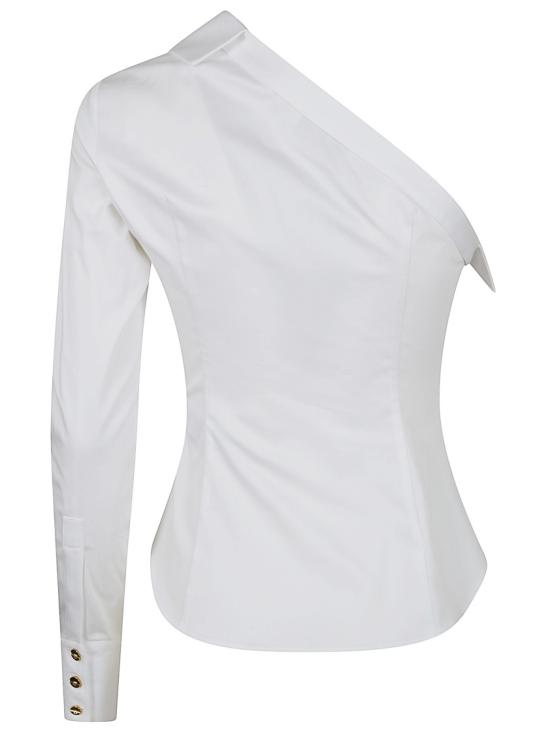 26SS 엘리자베타프랜치 탑 CA13361E2 White - ELISABETTA FRANCHI