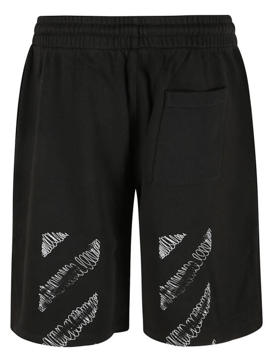 25FW 오프화이트 숏팬츠 OMCI013F25FLE0071001 Black - OFF WHITE