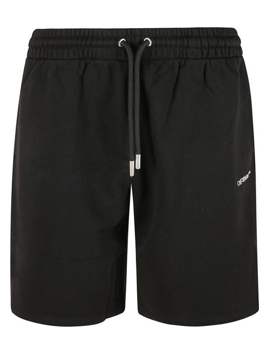 25FW 오프화이트 숏팬츠 OMCI013F25FLE0071001 Black