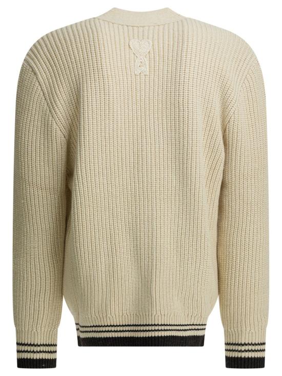  아미 니트웨어 UKC383 KN0161 Neutrals - AMI