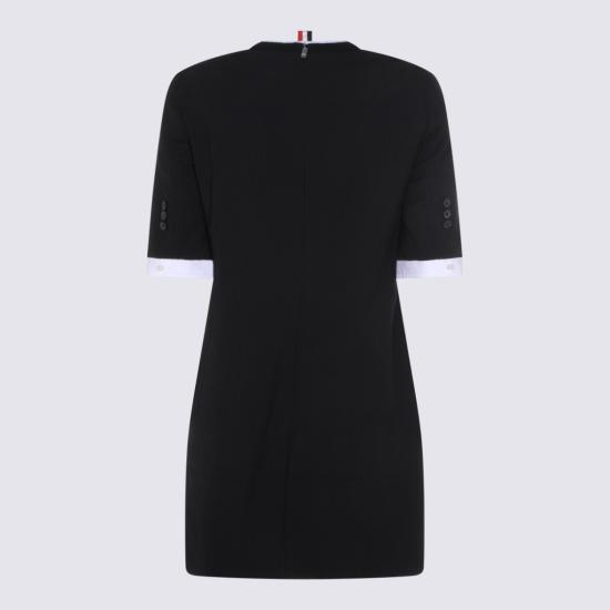 26SS 톰브라운 미디 원피스 FDSF33E06455001 Black - THOM BROWNE