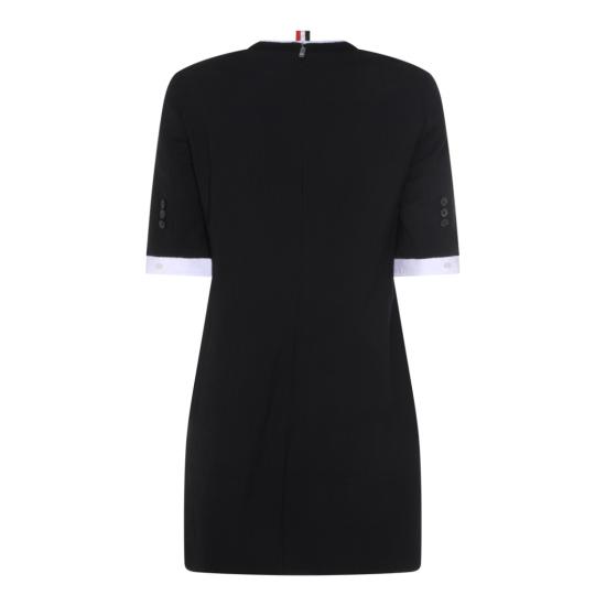 26SS 톰브라운 미디 원피스 FDSF33E06455001 Black - THOM BROWNE