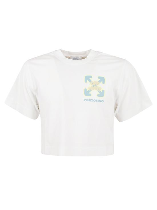 25FW 오프화이트 반팔 티셔츠 OWAA090T25JER00U0140 White