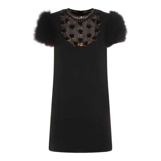 26SS 발렌티노 가라바니 미디 원피스 8B3VAHH61CFK92 Black