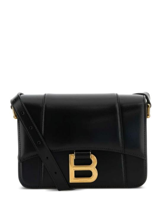  발렌시아가 아워글래스 스몰 플랩백 8285222ABQ81000 Black