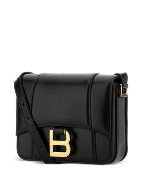  발렌시아가 아워글래스 스몰 플랩백 8285222ABQ81000 Black - BALENCIAGA