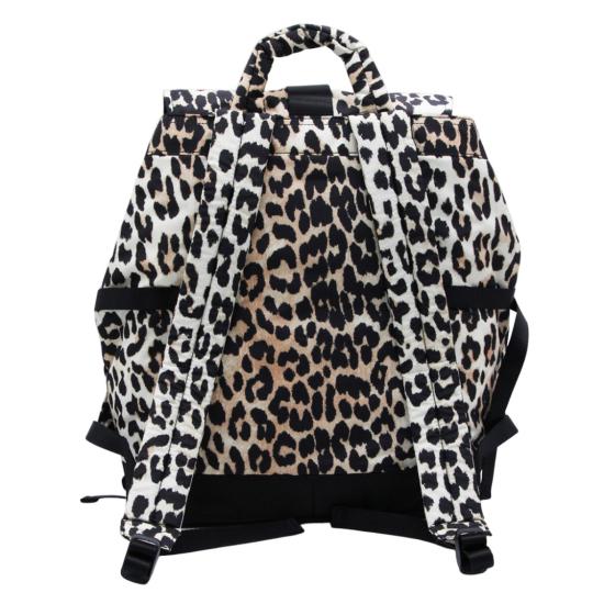  가니 레오파드 테크 백팩 A4757943 Brown - GANNI