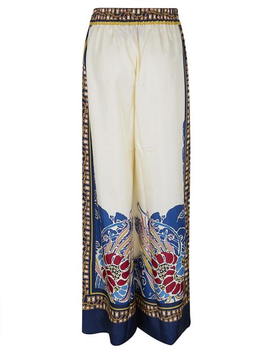 26SS 라 더블제이 팔라초 팬츠 TRO0026 SIL006LEM02 White - LA DOUBLEJ