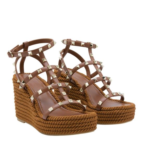 26SS 발렌티노 가라바니 샌들 8W2S0F95BAEN58 Brown - VALENTINO GARAVANI