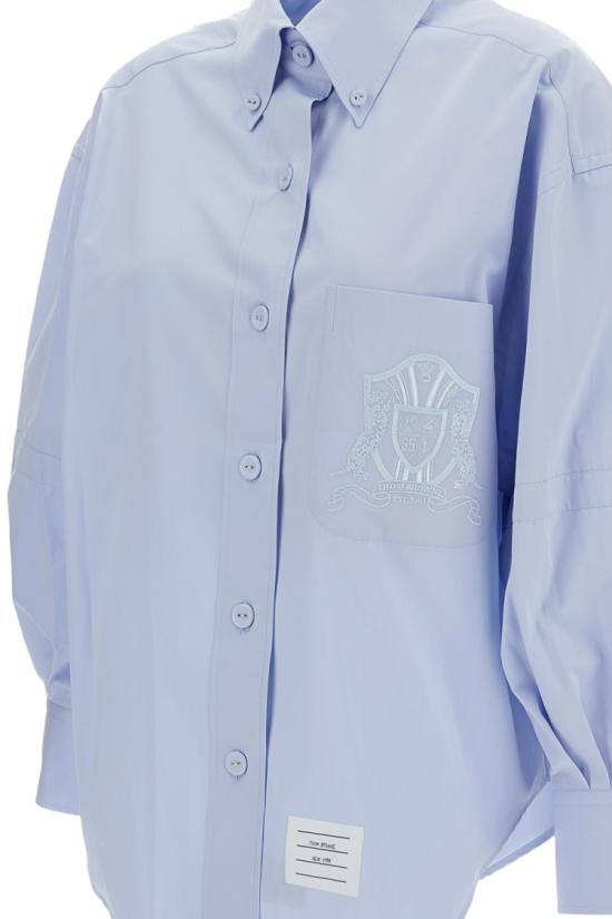 26SS 톰브라운 탑 FLL079EF1004480 Blue - THOM BROWNE