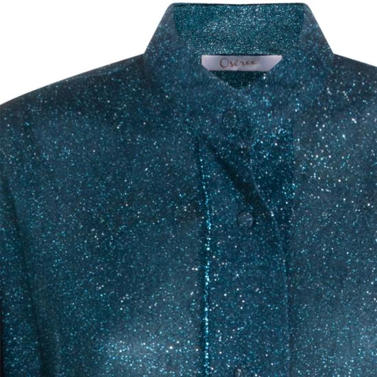 26SS 오세리 탑 LSF213PEACOCK Blue - OSÉREE