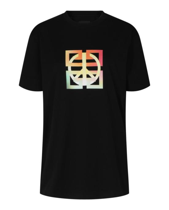  지방시 반팔 티셔츠 BW707Z 3Z9Y 001 00002 L Black