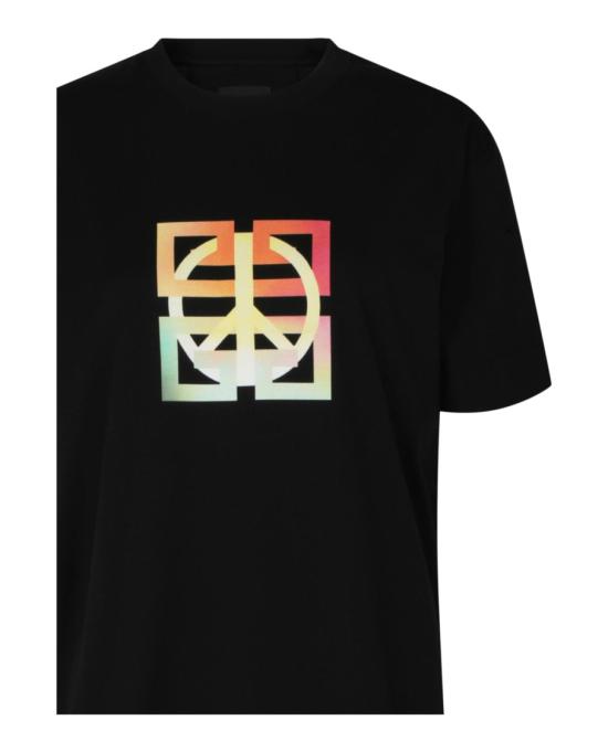  지방시 반팔 티셔츠 BW707Z 3Z9Y 001 00002 L Black - GIVENCHY
