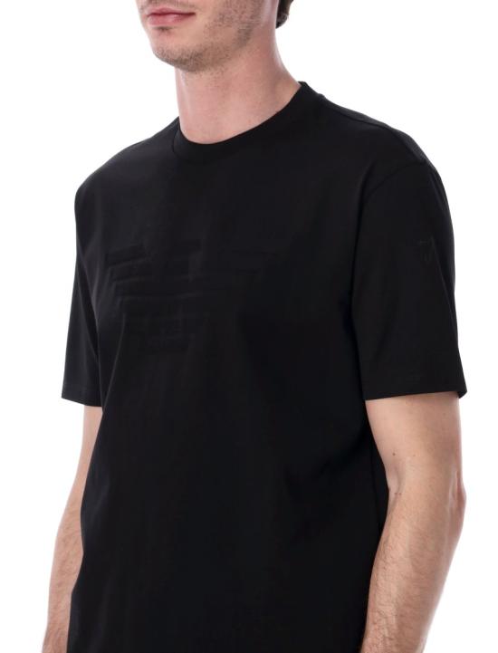 26SS 엠포리오 아르마니 반팔 티셔츠 EM004593AF10762 Black - EMPORIO ARMANI