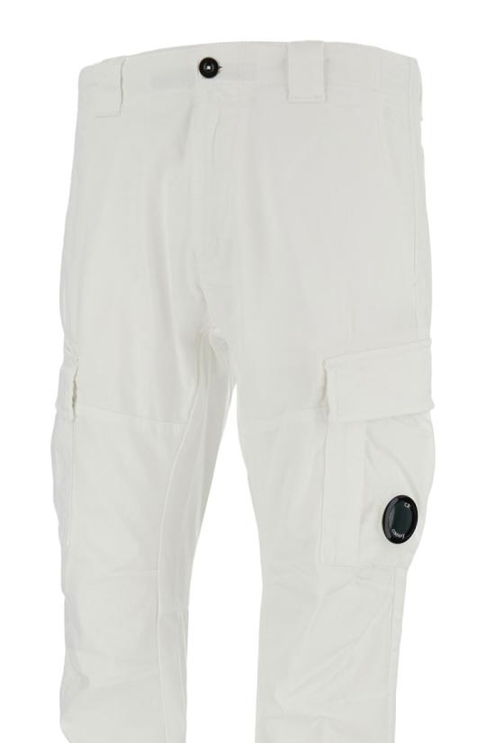 26SS 씨피 컴퍼니 스트레치 새틴 카고 팬츠 RSCMPA743A005694G103 White - C.P. COMPANY