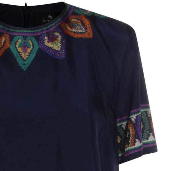 26SS 에트로 원피스 WRHA0562AKG17X0883 Blue - ETRO