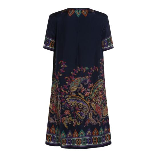 26SS 에트로 미디 원피스 WRHA0562AKG17X0883 Blue - ETRO