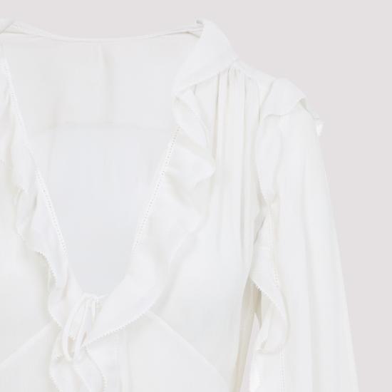 26SS 알베르타 페레티 탑 A02111617 White - ALBERTA FERRETTI