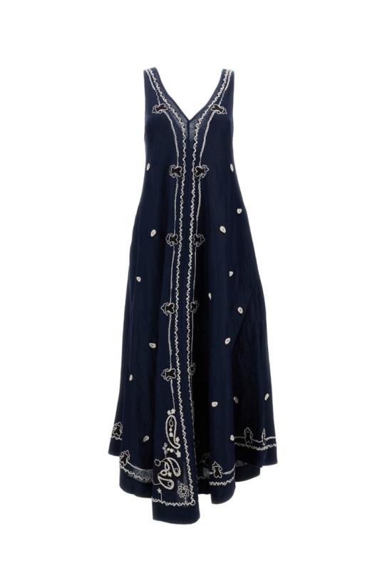26SS 파로쉬 롱 원피스 D722502RBEACH26012 Blue