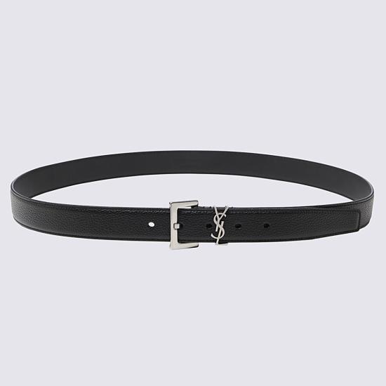 26SS 생로랑 모노그램 벨트 634440DTI0E1000 Black - SAINT LAURENT