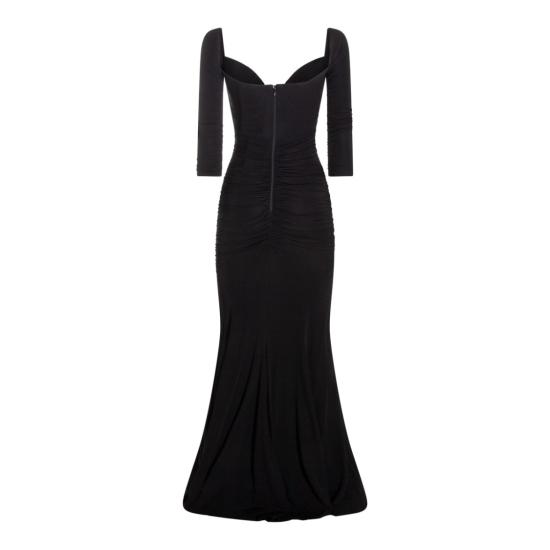 26SS 엘리자베타프랜치 롱 원피스 ABR1061E2110 Black - ELISABETTA FRANCHI