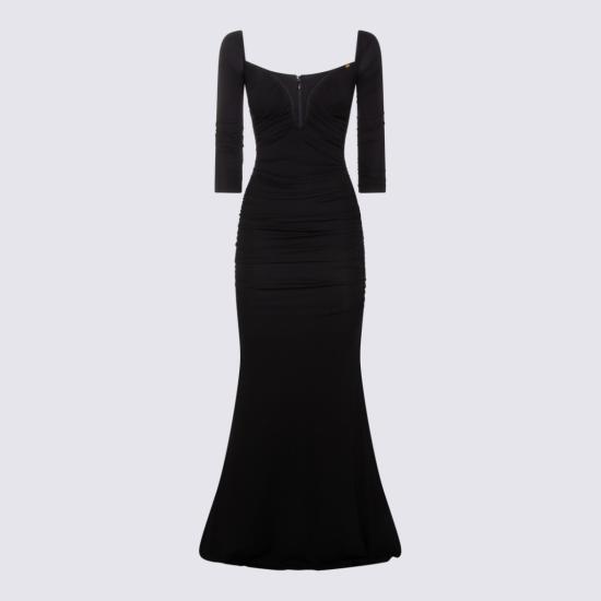 26SS 엘리자베타프랜치 롱 원피스 ABR1061E2110 Black - ELISABETTA FRANCHI