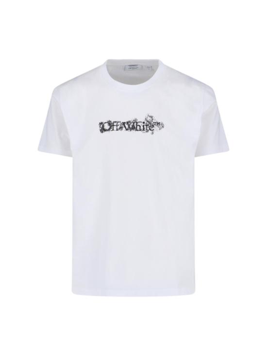 26SS 오프화이트 반팔 티셔츠 44MAA027S26J007100WHITE White