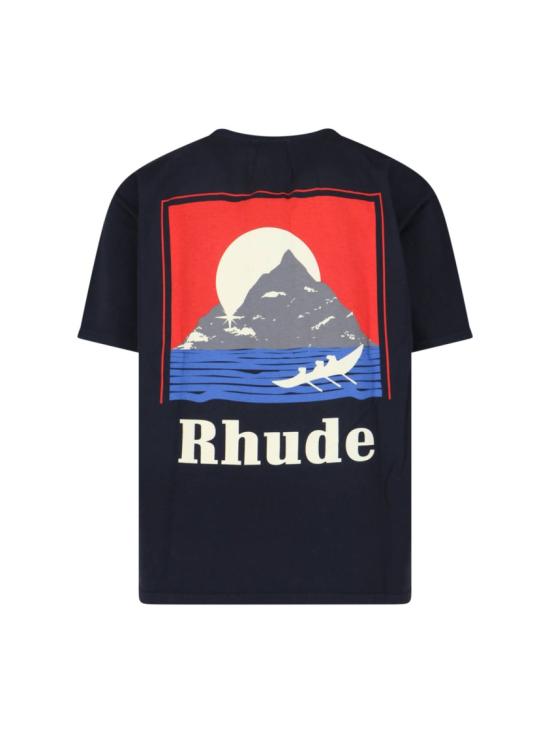 26SS 루드 반팔 티셔츠 RHPS26TT180126011 Black - RHUDE