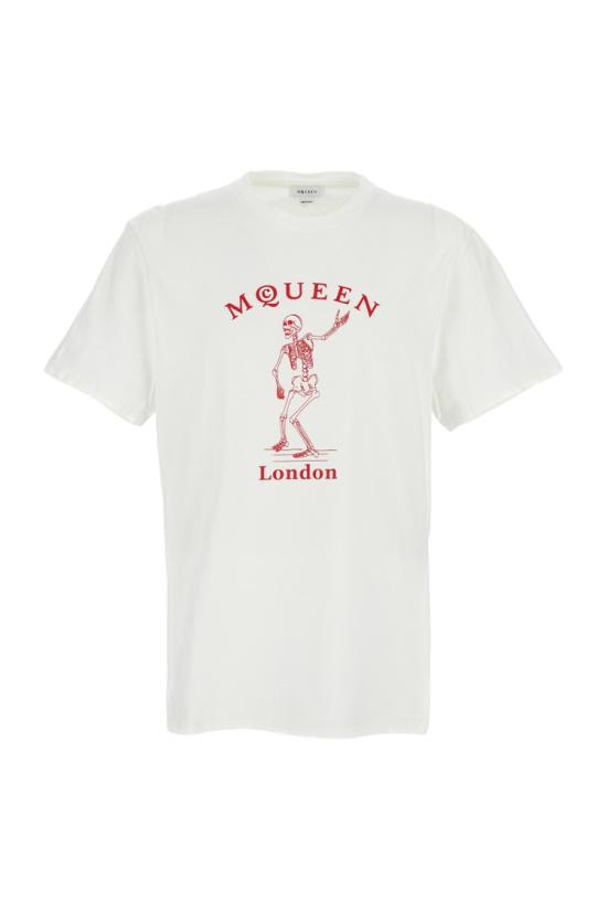 26SS 알렉산더 맥퀸 반팔 티셔츠 857152QTAEI0908 White