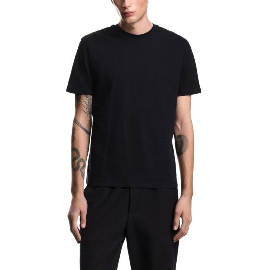 26SS 엠포리오 아르마니 반팔 티셔츠 EM004594 AF10762 413 Black - EMPORIO ARMANI