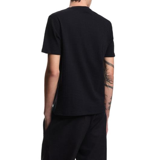 26SS 엠포리오 아르마니 반팔 티셔츠 EM004594 AF10762 413 Black - EMPORIO ARMANI