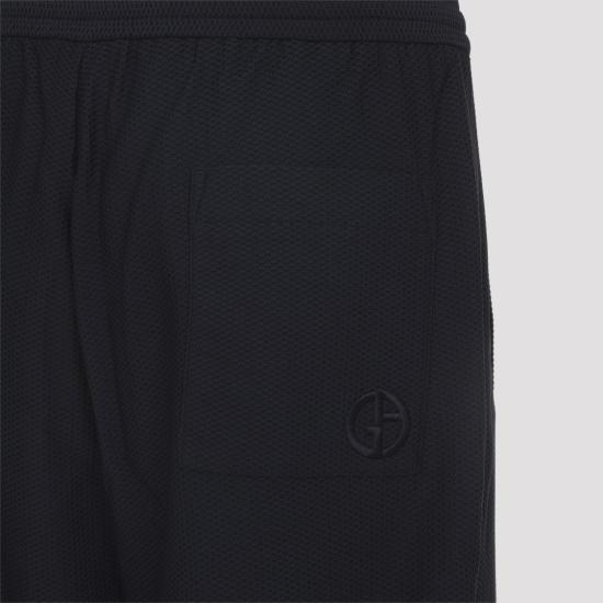 26SS 조르지오 아르마니 스트레이트 팬츠 GM003051 TE10045 Black - GIORGIO ARMANI