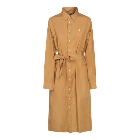 26SS 폴로 랄프로렌 미디 원피스 211A96346002 Brown