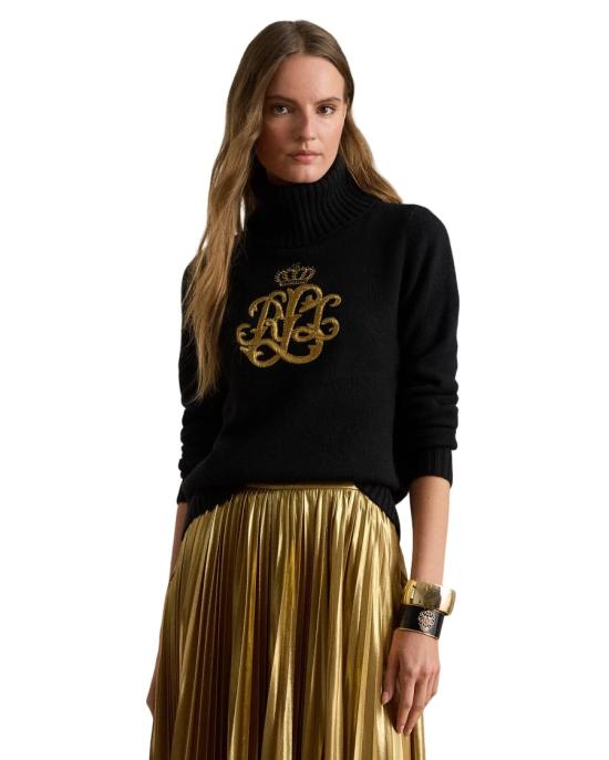 25FW 랄프 로렌 니트웨어 200979687001 Black - RALPH LAUREN