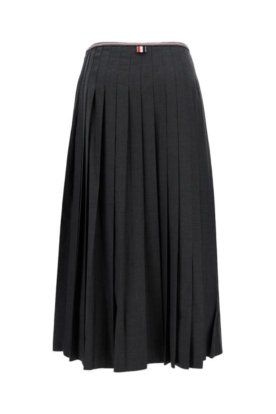 26SS 톰브라운 미디 스커트 FGCA22A00626025 Grey - THOM BROWNE