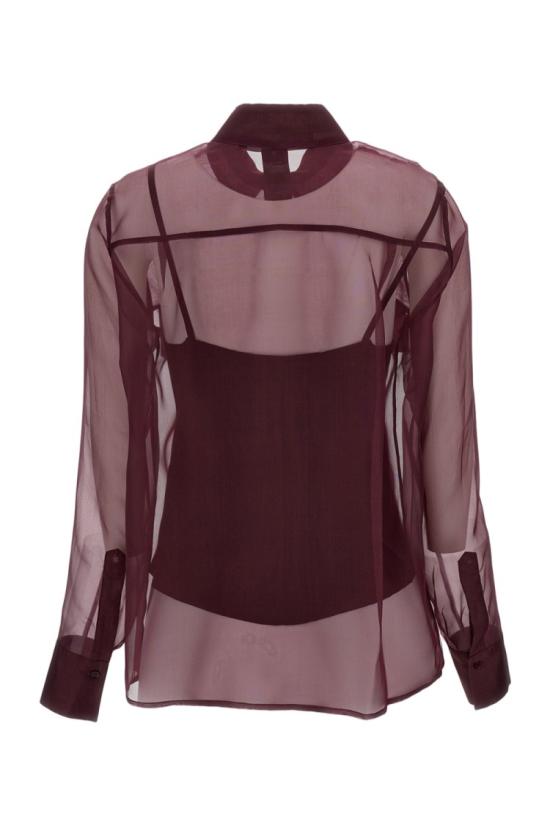 26SS 페데리카 토시 블라우스 4110840918 Burgundy - FEDERICA TOSI