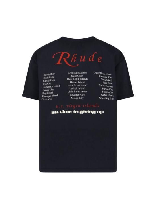 26SS 루드 반팔 티셔츠 RHPS26TT130126009 Black - RHUDE